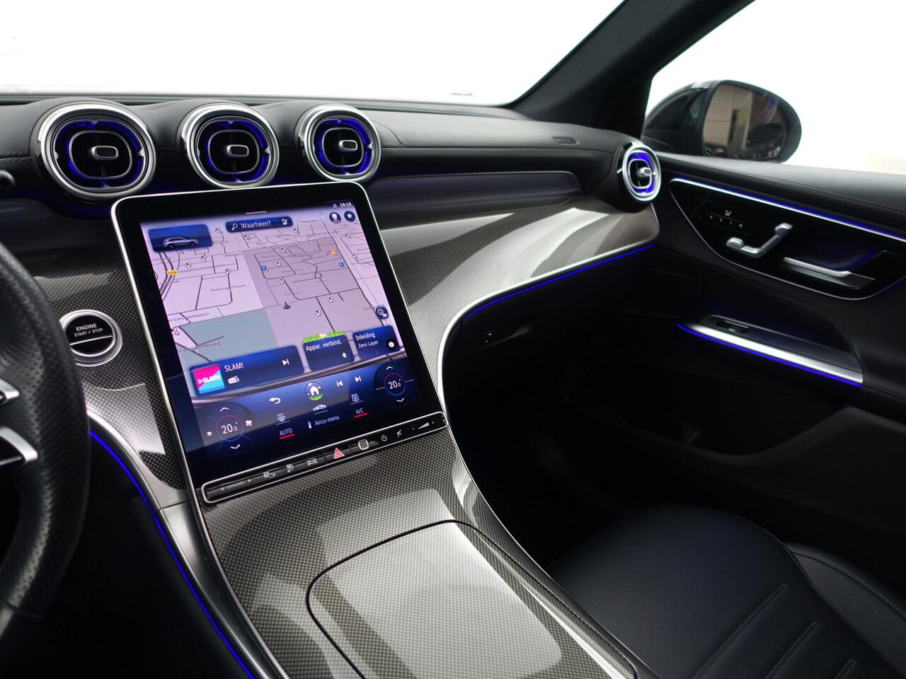 Mercedes-Benz GLC-KLASSE 300e 4MATIC AMG Line- Laser Led, Panoramadak, Carbon, 360 Camera, Sfeerverlichting, Memory Seats