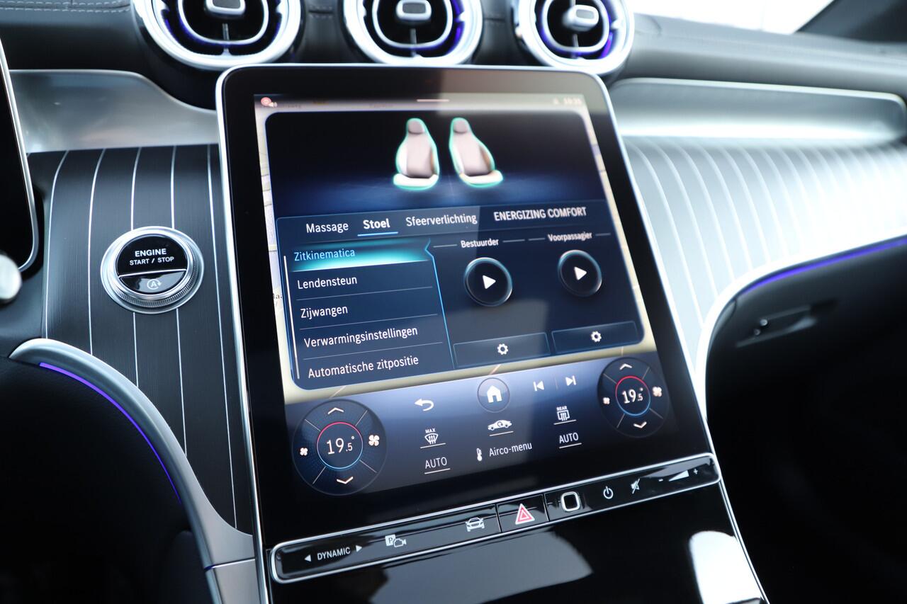 Mercedes-Benz GLC-KLASSE 300 AMG 4-Matic | 258PK | Luchtvering | Achterasbesturing | Massage | Head-up | Keyles-go | Burmester | Sfeerverlichting | Pano | Digital-light | 2023.