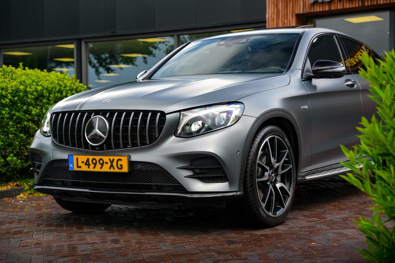 Mercedes-Benz GLC-KLASSE Coupé AMG 43 4MATIC Schuifdak Burmester HUD Keyless Carbon Trekhaak 21''LM