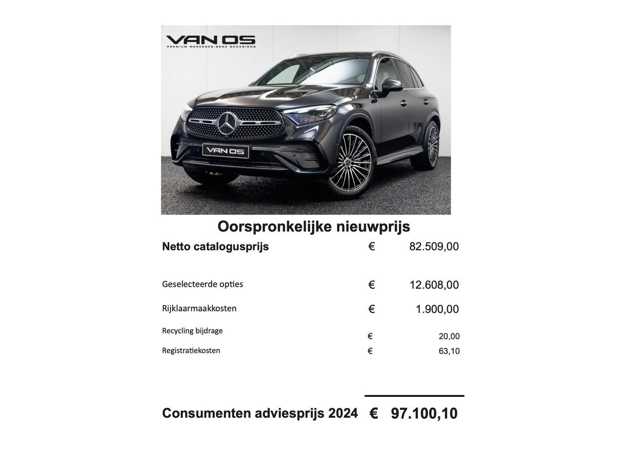 Mercedes-Benz GLC-KLASSE GLC 300e 4MATIC AMG Line | Luchtvering | Achteras sturing