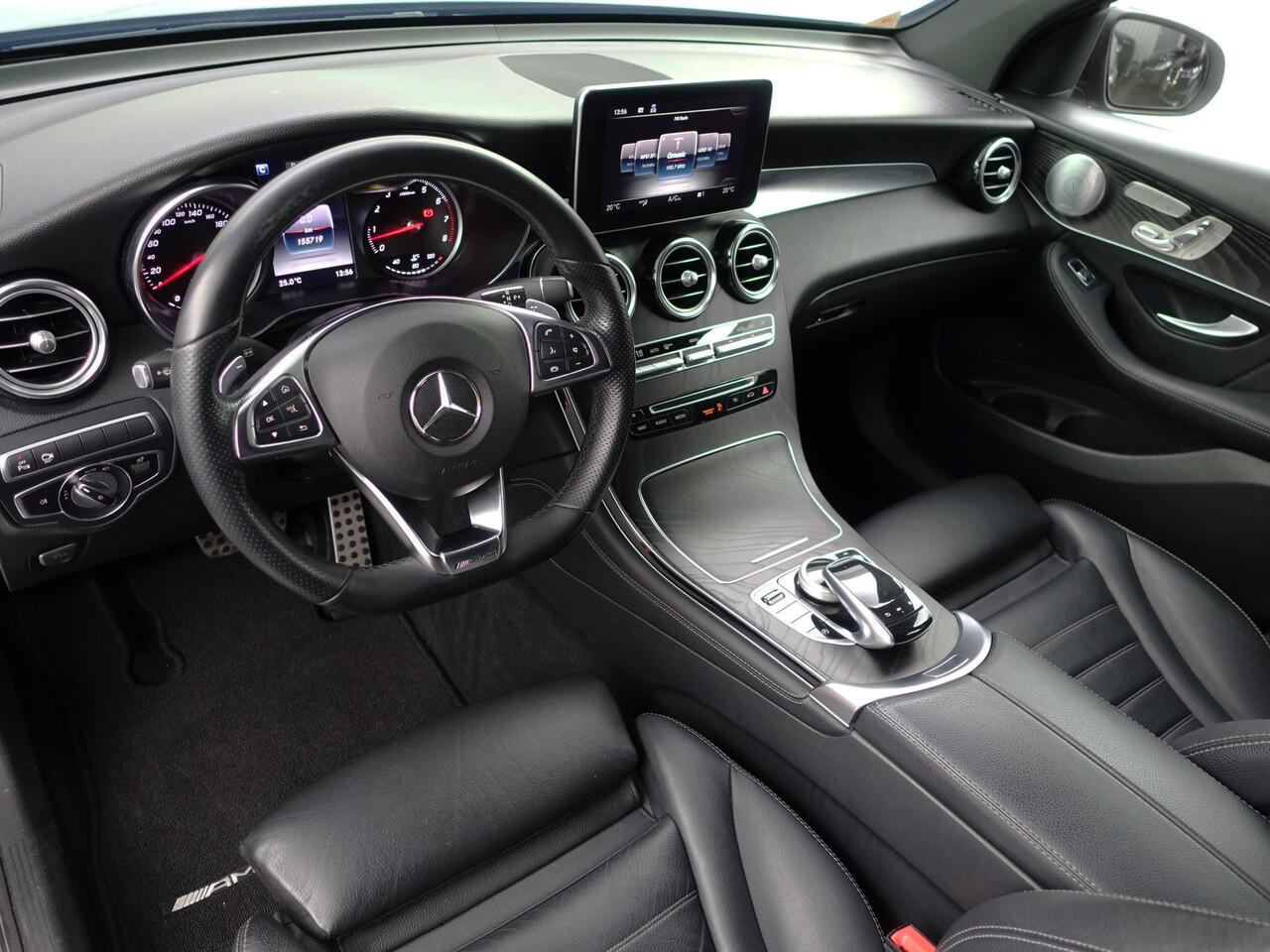 Mercedes-Benz GLC-KLASSE Coupé 250 4MATIC AMG Night Edition Premium Plus Aut- Schuifdak, Burmster, Memory, 360 camera, Treeplanken, Sfeerverlichting