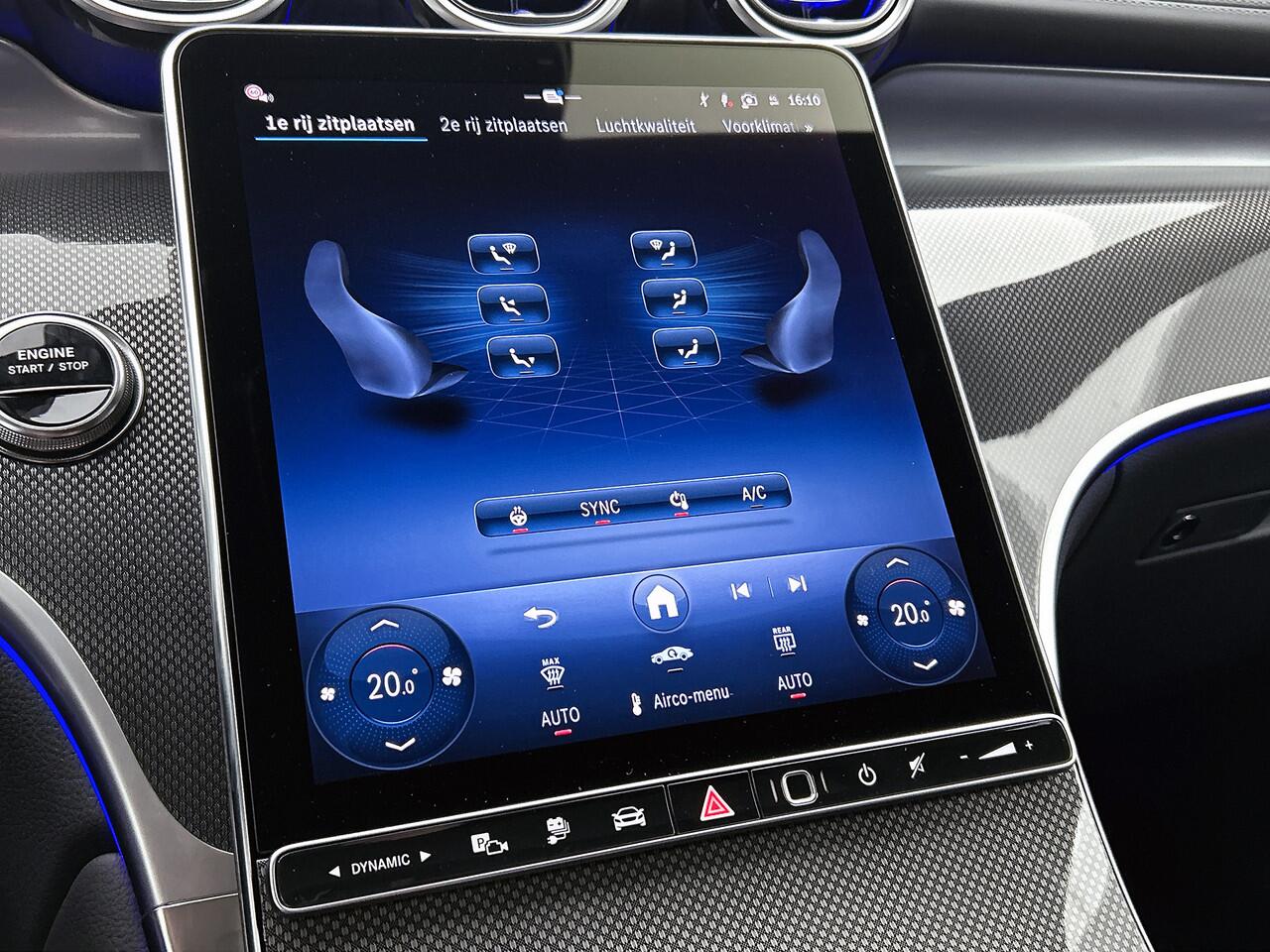 Mercedes-Benz GLC-KLASSE 300e 4MATIC Sport Edition | Premium Plus pakket | Stoelventilatie/- verwarming voor | Trekhaak | Rijassistentiepakket Plus | Nightpakket | Winter pakket | Head-up display | Nappaleder zwart |