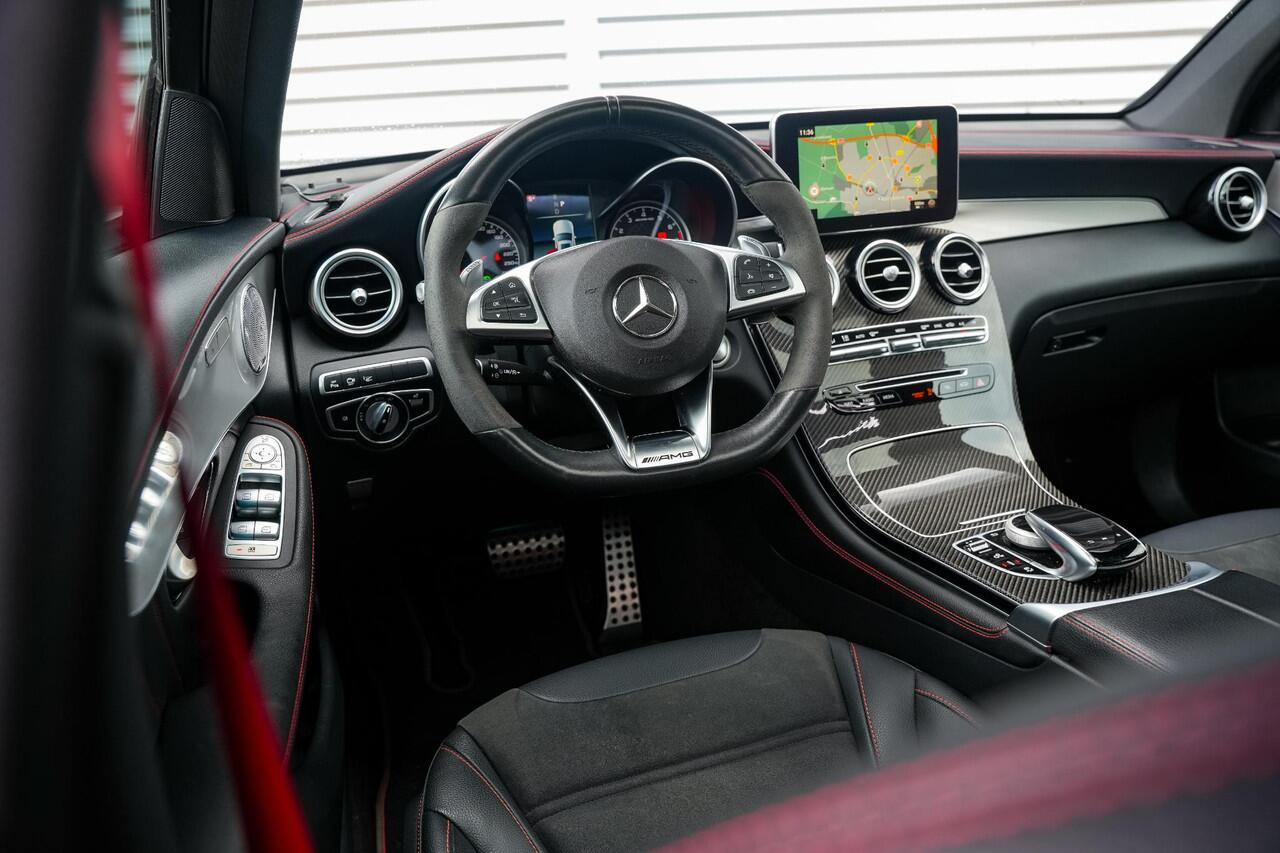 Mercedes-Benz GLC-KLASSE Coupé AMG 43 4MATIC Schuifdak Burmester HUD Keyless Carbon Trekhaak 21''LM