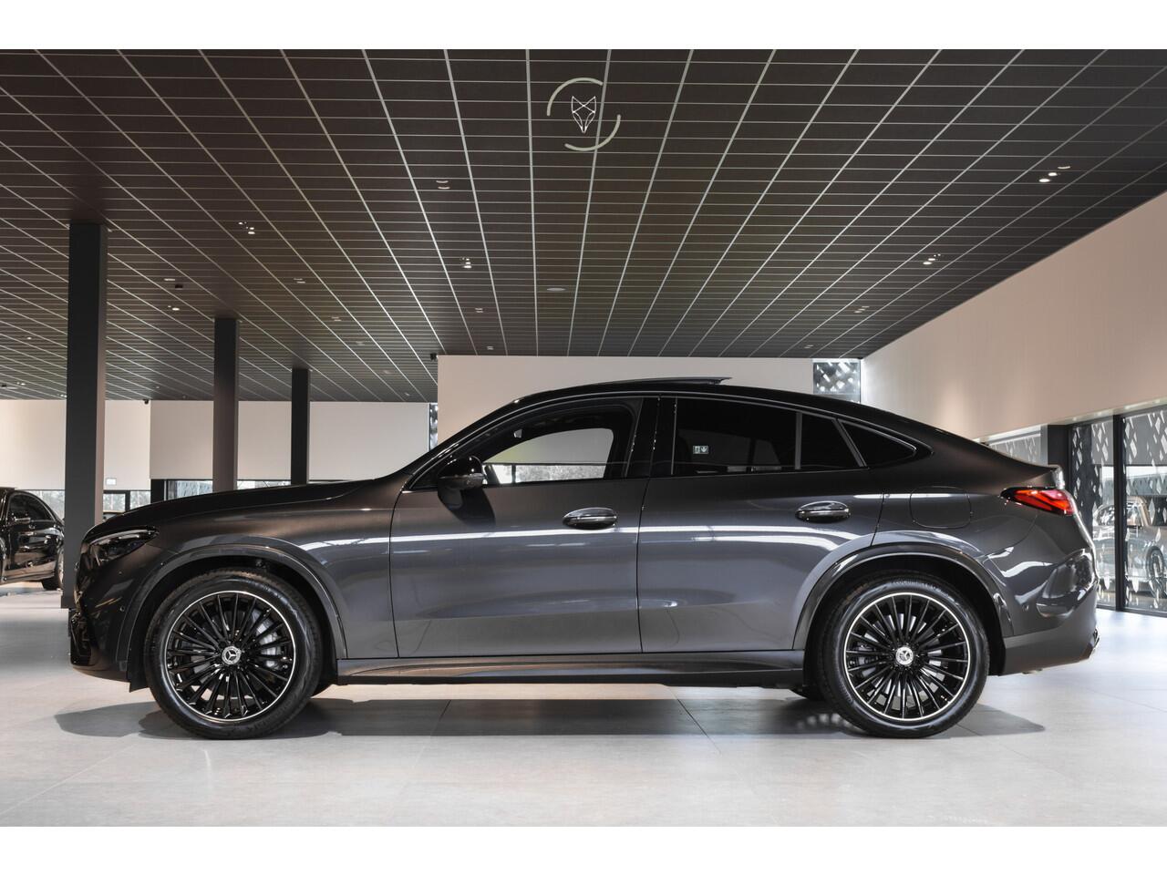 Mercedes-Benz GLC-KLASSE Coupé 300e 4-M AMG|Luchtvering|Achterassturing|ACC|Keyless|360|Mem|Burmester|Night|20"|Night|Trekhaak|Premium Plus