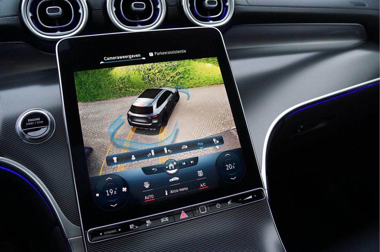 Mercedes-Benz GLC-KLASSE GLC 300 e 4M AMG Line | Achterasbesturing Luchtvering Burmester Trekhaak Memory Distronic