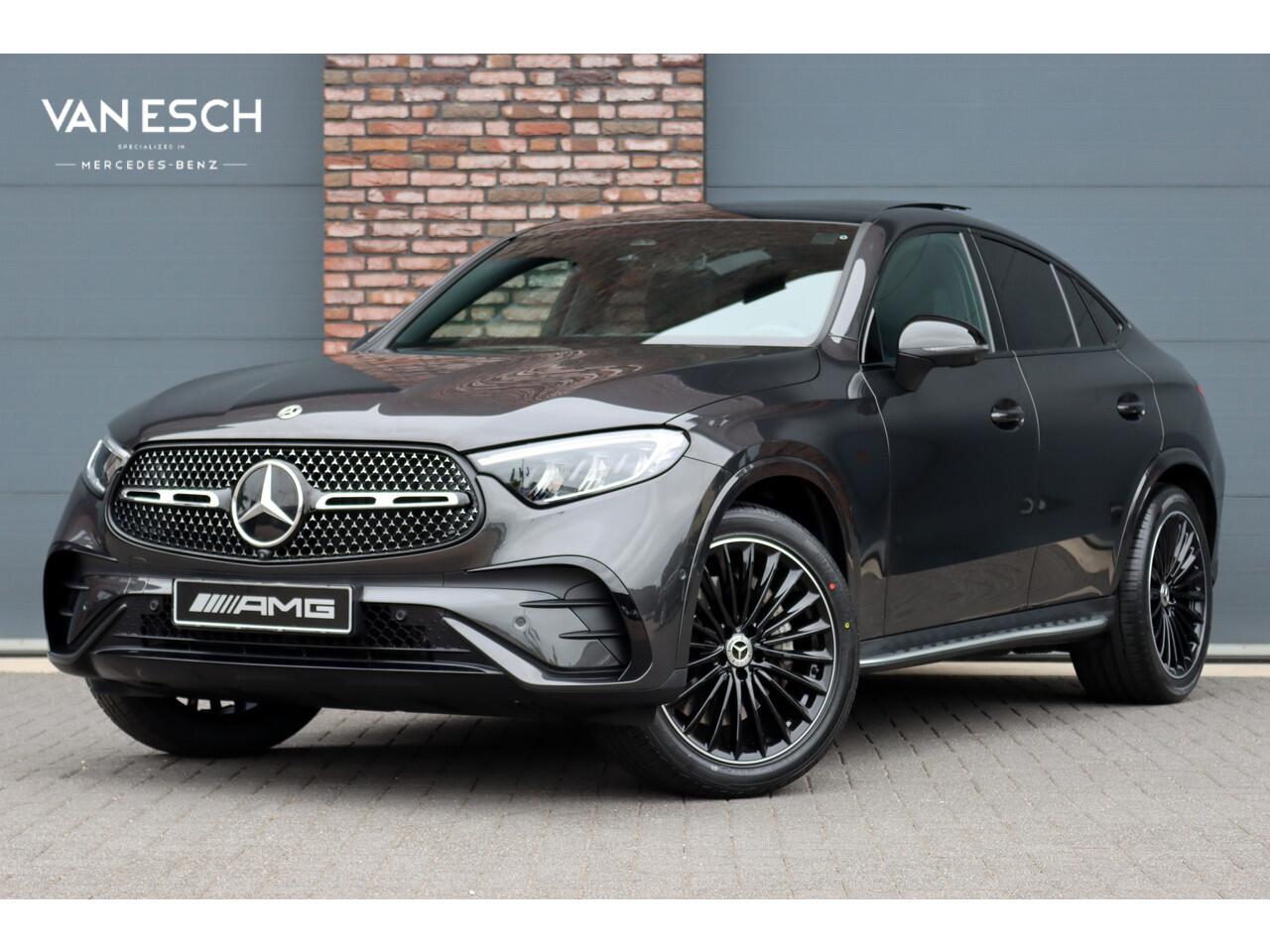 Mercedes-Benz GLC-KLASSE Coupé 300 4MATIC AMG Line Aut9 | Panoramadak | Distronic Pro | Trekhaak | Verwarmd Stuurwiel | Surround Camera | Memory | Nightpakket | Sfeerverlichting |