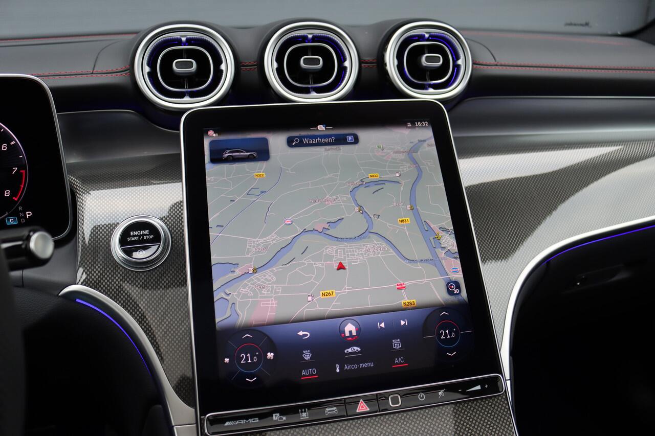 Mercedes-Benz GLC-KLASSE AMG 43 4MATIC+ Premium Aut9 | AMG Drive Unit | Distronic+ | Trekhaak | Memory | Digital Light | Panoramadak | Standkachel | Keyless Go | Surround Camera | Stoelverwarming Achter |