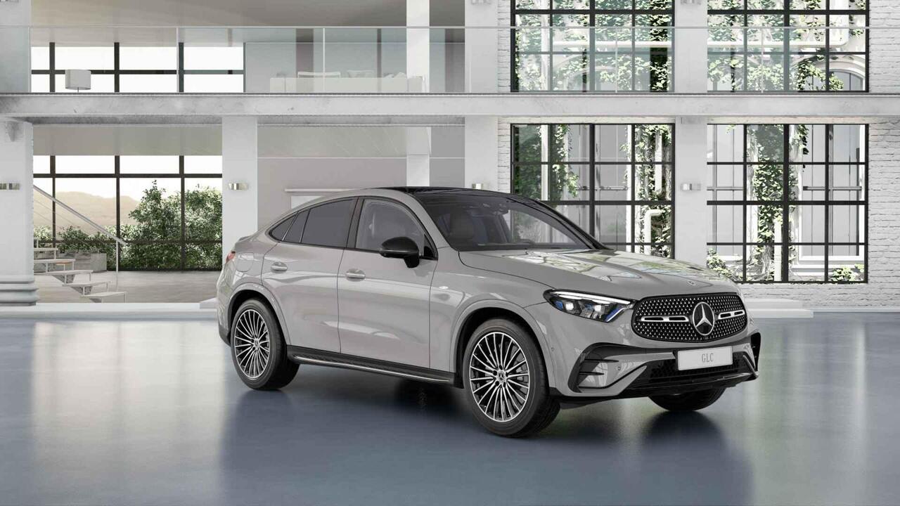 Mercedes-Benz GLC-KLASSE Coupé 300e 4MATIC sport Edition | AMG | Night | Panoramadak | Burmester | Headup | Trekhaak | Luchtvering | Achterasbesturing |