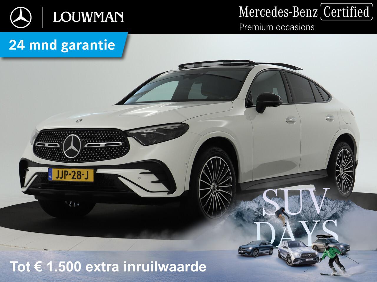 Mercedes-Benz GLC-KLASSE Coupé 300 e 4MATIC AMG Plug-In Hybride | AMG Line | Night Pakket | Panorama Schuif-Kanteldak Rijassistentiepakket plus | Head-up-Display. Inclusief 24 maanden MB Certified garantie voor Europa.