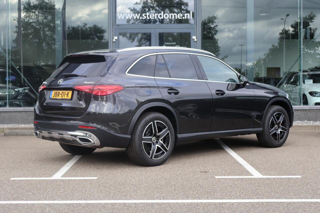 Mercedes-Benz GLC-KLASSE 300e 4MATIC AVANTGARDE line l MBUX l Niveau Regeling l LED adaptief l Sfeerverlichting l Elektr. bed. achterklep l Stoelverwarming l Smartphone integratiepakket l Parkeerpakket l Draadloos opladen voor telefoon l Airconditioning lSpiegel pakket l Camera l
