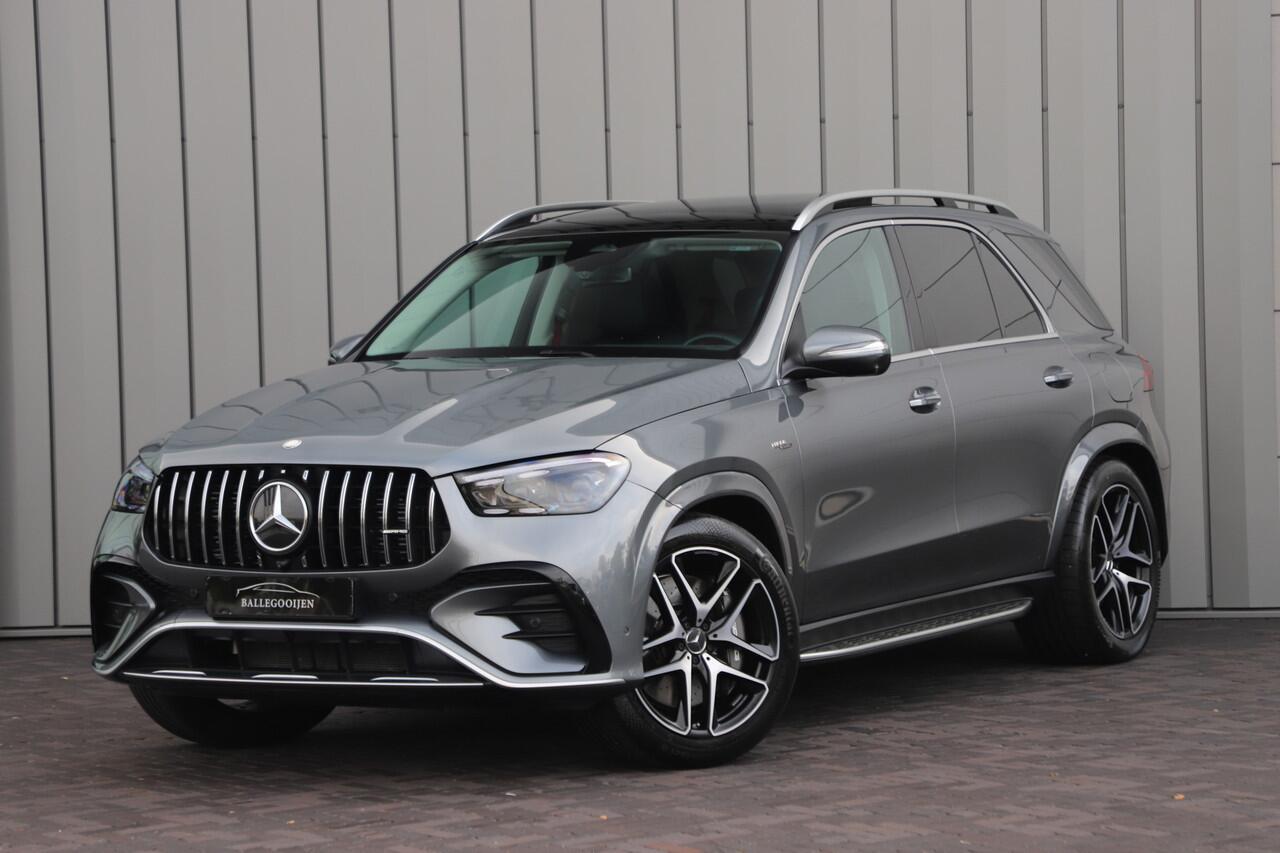 Mercedes-Benz GLE-KLASSE AMG 53 Hybrid 4MATIC+ | 544PK | Luchtvering | Pano | Keyles-go | Sfeerverlichting | Burmester | Memory | Multibeam | Standkachel | Trekhaak | 2025.
