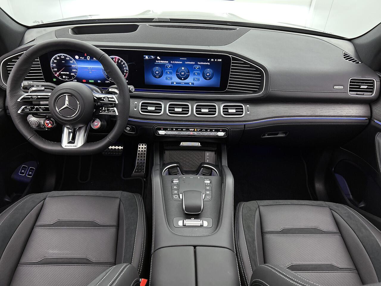 Mercedes-Benz GLE-KLASSE AMG 53 Hybrid 4MATIC+ Night Edition Premium Plus | Trekhaak | Verlichte treeplanken | Winterpakket | Remklauwen in rood | 22 inch AMG velgen | 360°-camera | AIR BALANCE pakket | Multibeam LED | Rijassistentiepakket | Dashcam |