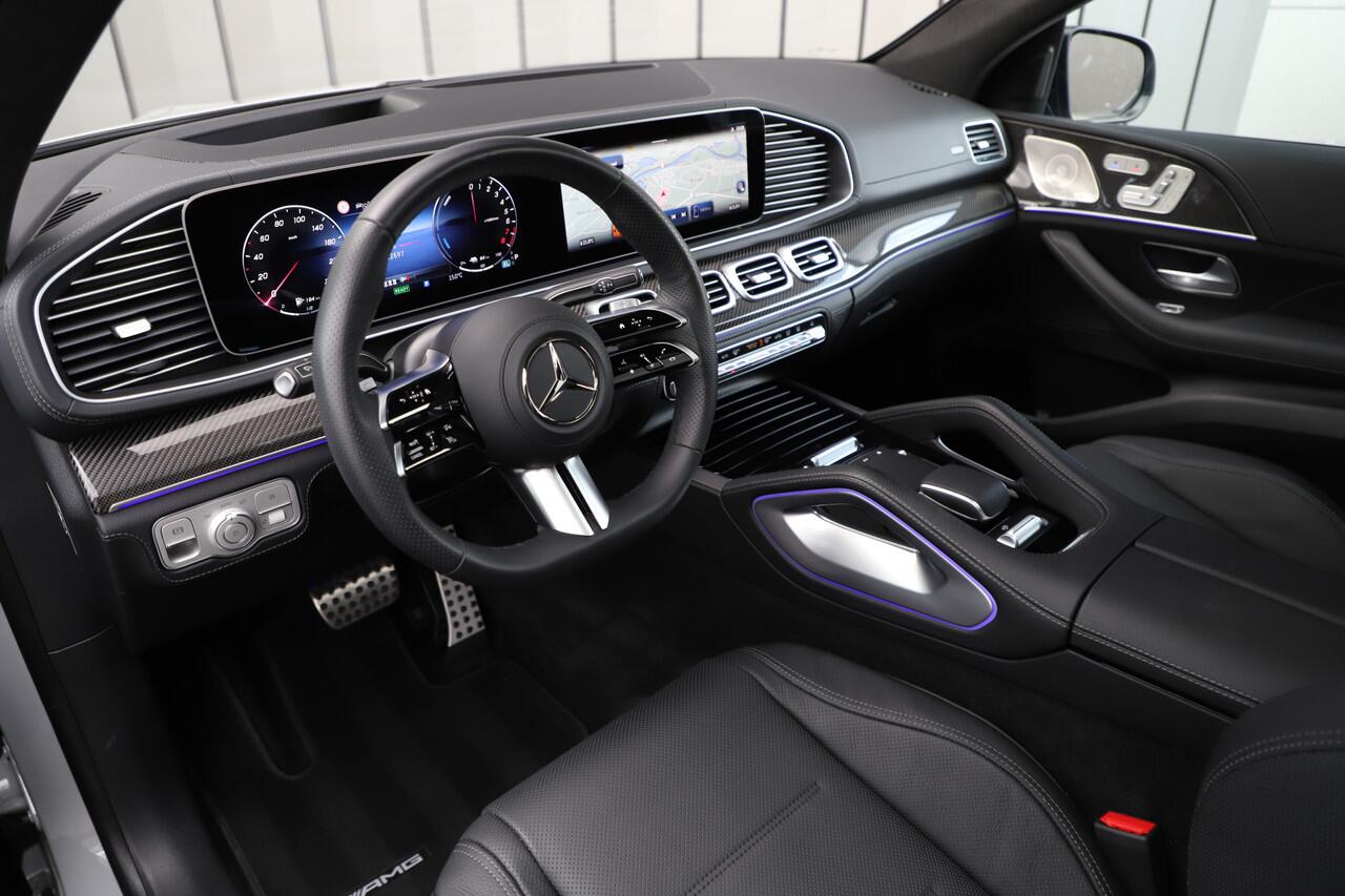 Mercedes-Benz GLE-KLASSE Coupé 400e AMG 4-Matic | 381PK | Luchtvering | Head-up | Carbon | Burmester | Distronic | Pano | Stoelkoeling | Stuurwielverw. | Air-balance | 2024.