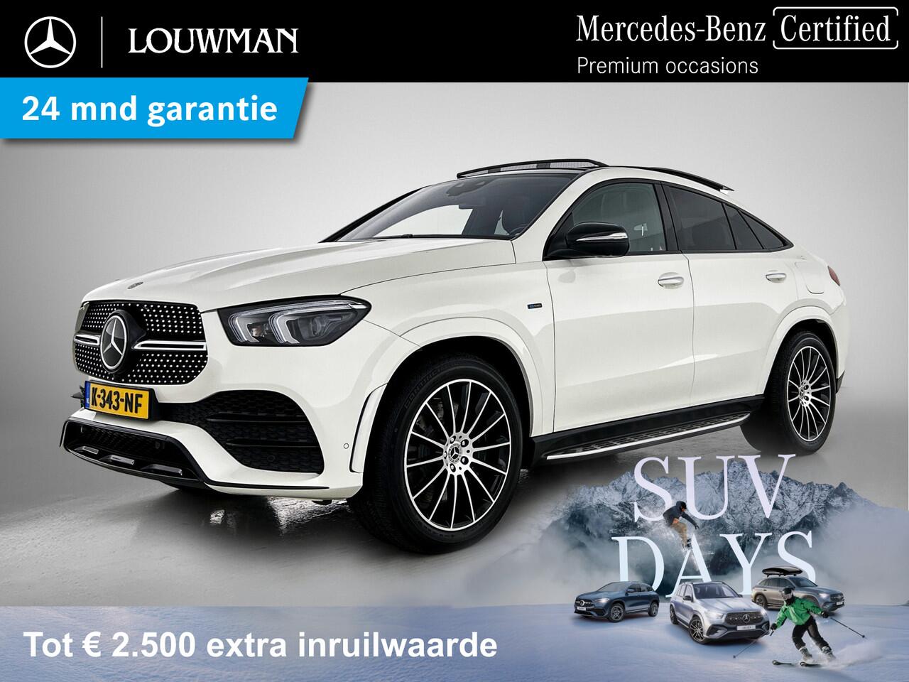 Mercedes-Benz GLE-KLASSE Coupé 350 e 4-Matic AMG Night Plug-In Hybride | Airmatic | Schuifdak | Burmester Sound | Rijassistentie pakket | Memory Seats | Treeplanken | MultiBeam Led | Multispaaks Wielen | Inclusief 24 maanden Mercedes-Benz Certified garantie voor Europa.