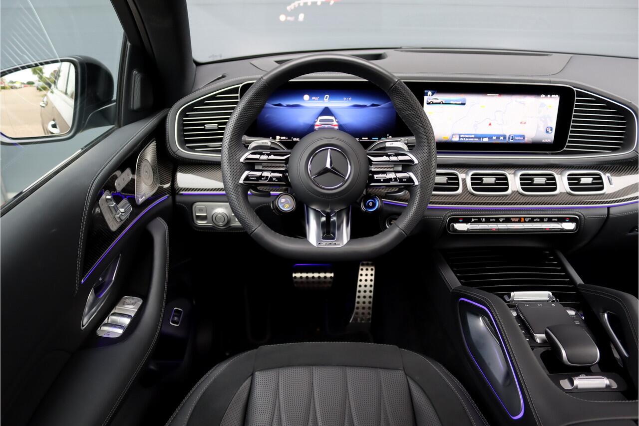 Mercedes-Benz GLE-KLASSE Coupé AMG 53 4MATIC+ Premium+ Aut9 | Facelift mod. 2024 | Airmatic | Distronic+ | Panoramadak | Massage | Trekhaak | Vlakkenverwarming | HUD | Carbon | Schakelbare Uitlaat | Stoelventilatie | Luchtkwaliteitspakket |