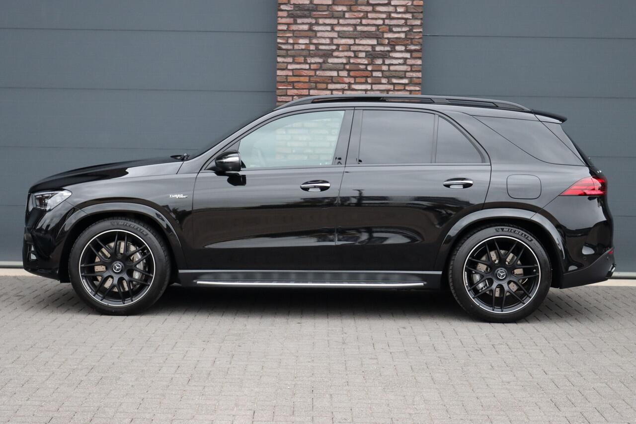 Mercedes-Benz GLE-KLASSE AMG 53 Hybrid Premium 4MATIC+ Aut9 | Luchtvering | Distronic | Memory | Trekhaak | Stoelventilatie | Verwarmd Stuurwiel | HUD | Burmester | Luchtkwaliteitspakket | Keyless Go | Augmented Reality |