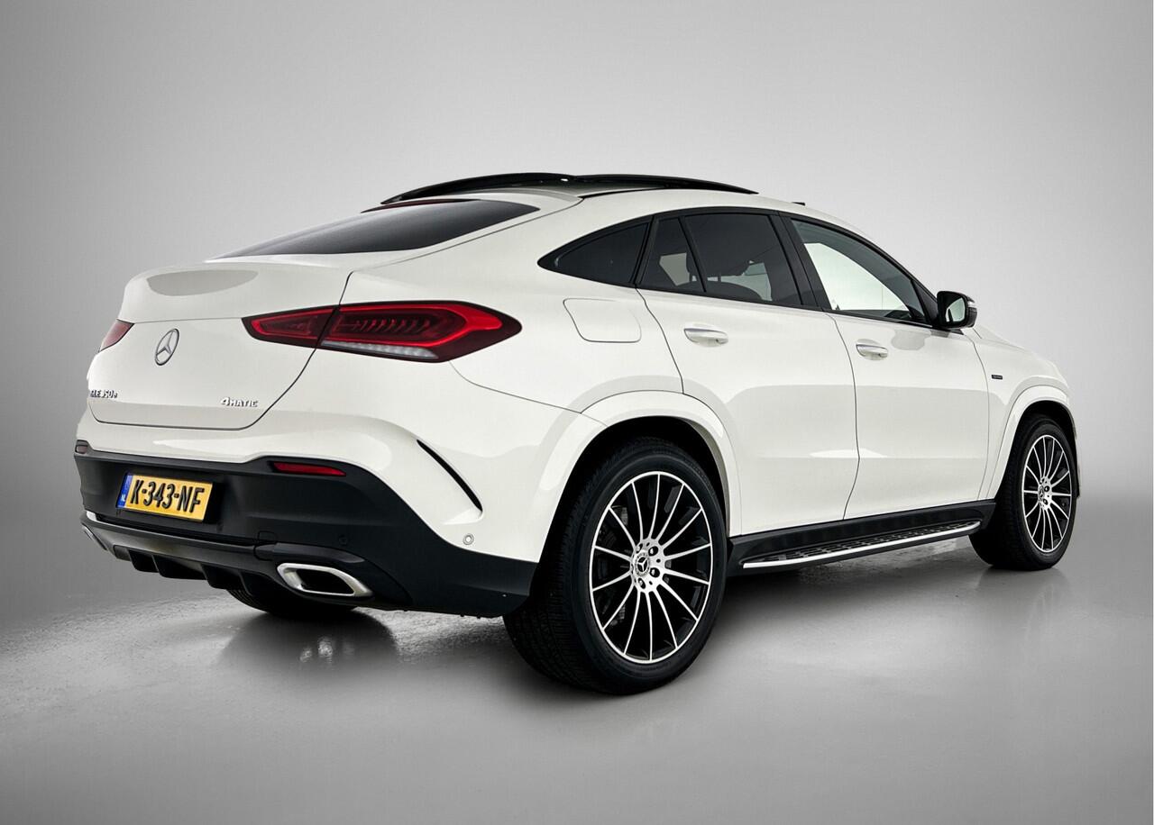 Mercedes-Benz GLE-KLASSE Coupé 350 e 4-Matic AMG Night Plug-In Hybride | Airmatic | Schuifdak | Burmester Sound | Rijassistentie pakket | Memory Seats | Treeplanken | MultiBeam Led | Multispaaks Wielen | Inclusief 24 maanden Mercedes-Benz Certified garantie voor Europa.