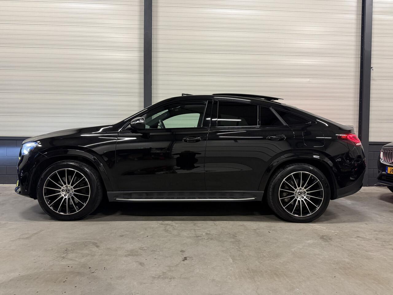 Mercedes-Benz GLE-KLASSE 350 e 4MATIC AMG PANO/LUCHTVERING/BURMESTER/TREKHAAK/HEAD-UP/ACC/CAMERA/MEMORY+MASSAGE/DISTRONIC/21"/BLACK STYLE/RECENT GROTE OH BEURT GEHAD BIJ MERCEDES DEALER