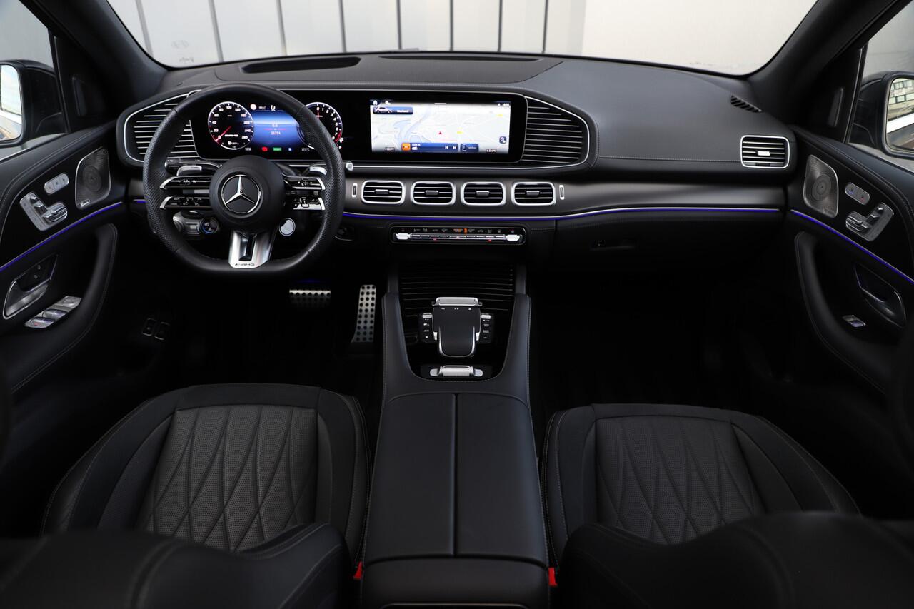Mercedes-Benz GLE-KLASSE AMG 53 Hybrid 4MATIC+ | 544PK | Luchtvering | Head-up | Keyles-go | Sfeerverlichting | Burmester | Multibeam | Stoelkoeling | Air-balance | 2024.