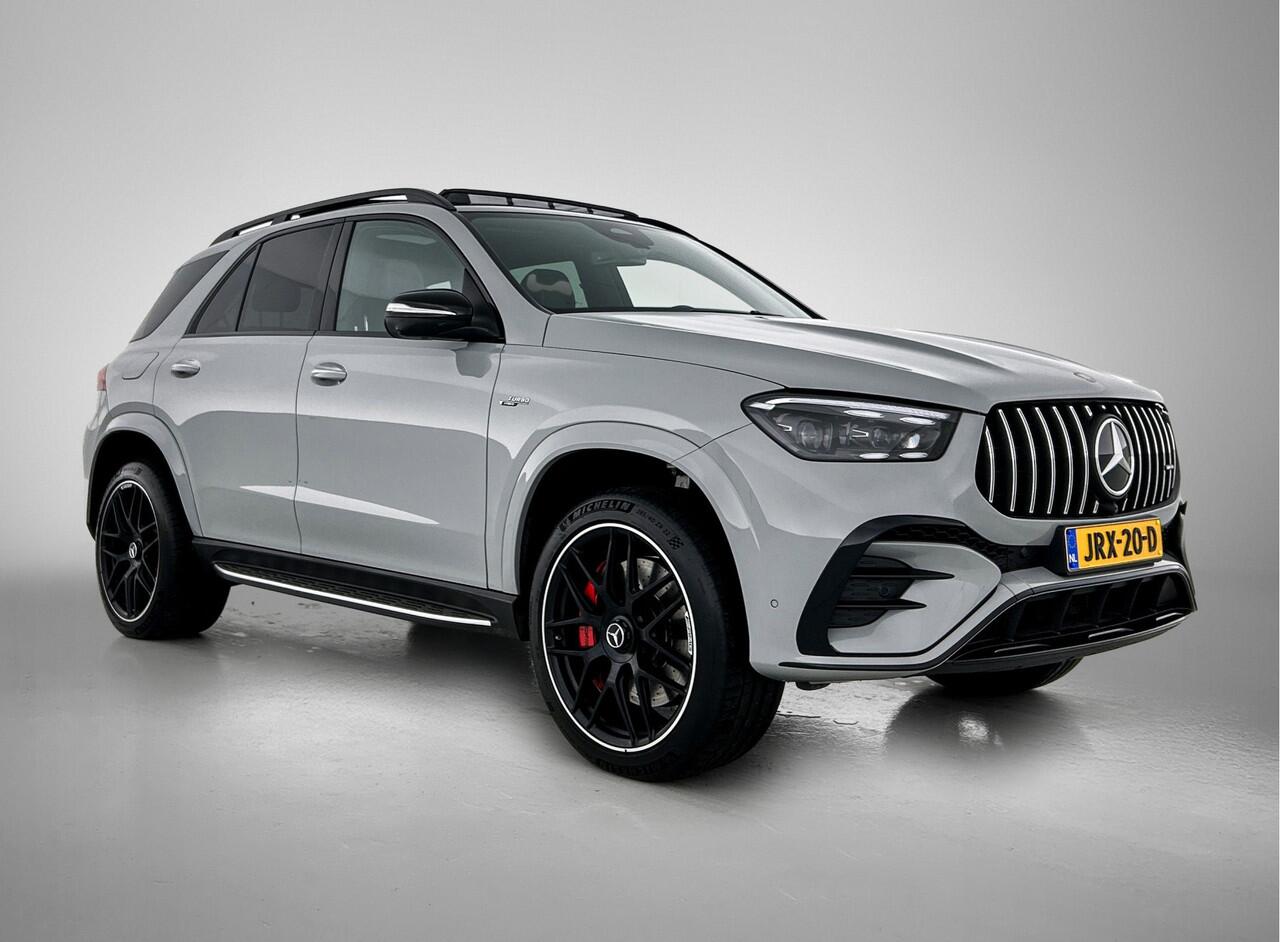 Mercedes-Benz GLE-KLASSE Mercedes-AMG 53 Hybrid 4MATIC+ Premium Plus | Trekhaak | Airmatic | Panoramadak | Burmester® | Sluitbekrachtiging | Distronic | Stoelverwarming - Ventilatie | Inclusief 24 maanden MB Certified garantie voor Europa.