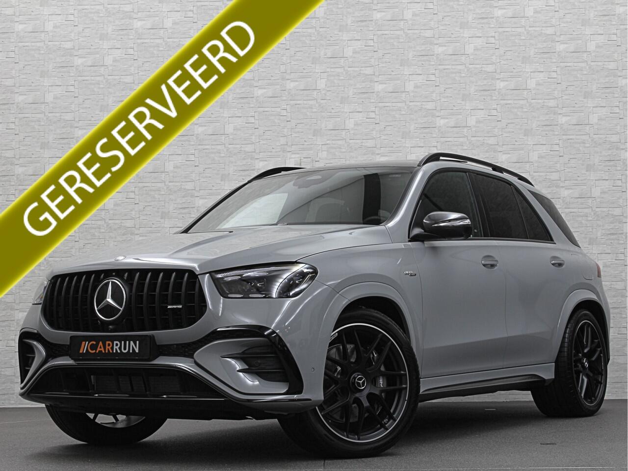 Mercedes-Benz GLE-KLASSE AMG 53 Hybrid | Nieuw! | Panorama | 360 Camera | ACC | Stoelventilatie | Burmester | Alpine-Grijs | Multi-Beam LED | Stoelverwarming V+A | Keyless-Go | Head-Up | AMG Drive-Unit | Trekhaak | 4-Zone Clima | Luchtvering | 22 inch | Magic-Vision | Standkachel