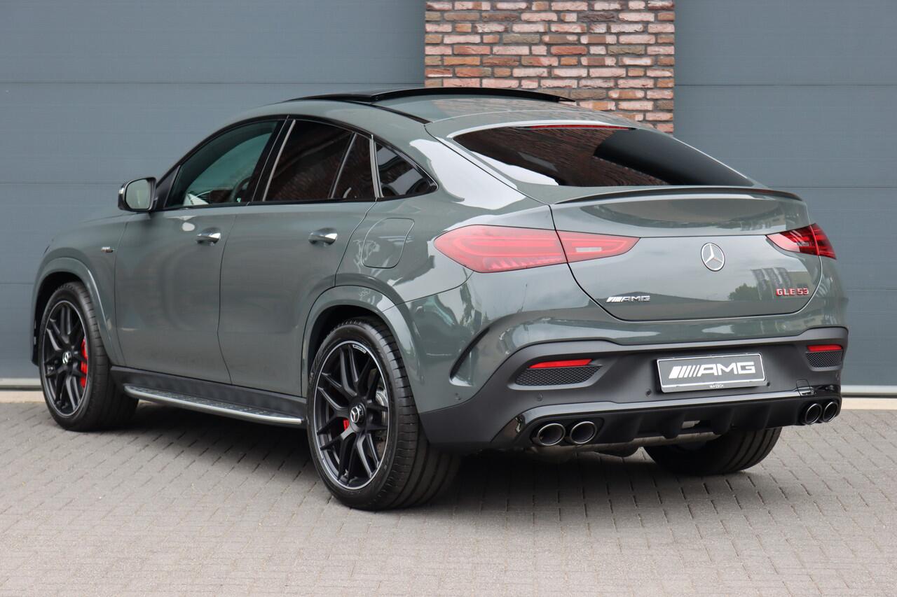 Mercedes-Benz GLE-KLASSE Coupé AMG 53 Hybrid 4MATIC+ Premium Aut9 | Facelift | 'Manufaktur' | Airmatic | Distronic | Panoramadak | Massage | Trekhaak | Vlakkenverwarming | HUD | Stoelventilatie | Luchtkwaliteitspakket |