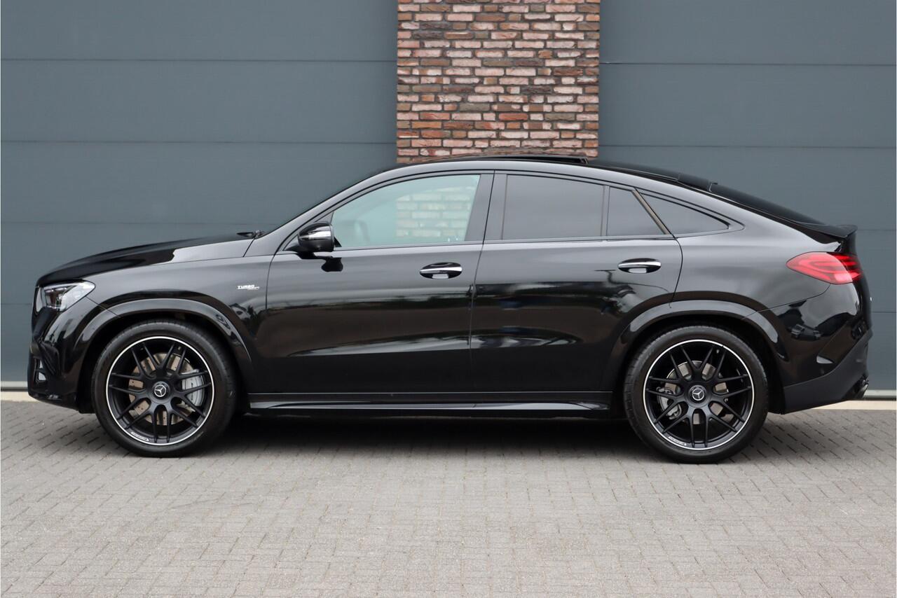 Mercedes-Benz GLE-KLASSE Coupé AMG 53 4MATIC+ Premium+ Aut9 | Facelift mod. 2024 | Airmatic | Distronic+ | Panoramadak | Massage | Trekhaak | Vlakkenverwarming | HUD | Carbon | Schakelbare Uitlaat | Stoelventilatie | Luchtkwaliteitspakket |
