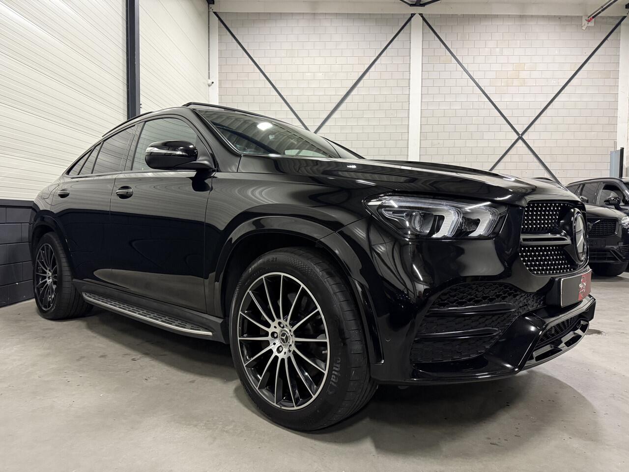 Mercedes-Benz GLE-KLASSE Coupé 350 e 4MATIC AMG PANO/LUCHTVERING/BURMESTER/TREKHAAK/HEAD-UP/ACC/CAMERA/MEMORY+MASSAGE/DISTRONIC/21"/BLACK STYLE/RECENT NOG GROTE OH BEURT GEHAD BIJ MERCEDES DEALER