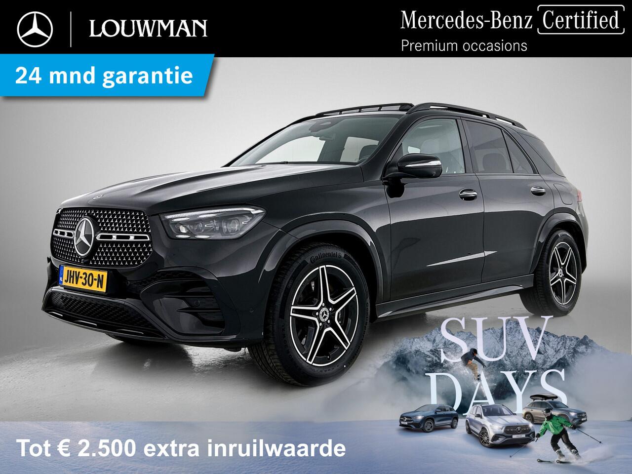 Mercedes-Benz GLE-KLASSE 400 e 4MATIC AMG Plug-In Hybride AMG Line | Night Pakket | Panorama Schuif-Kanteldak | Trekhaak | Alarm Klasse 3 | AC en DC Laden | Magic Vision Control. Inclusief 24 maanden MB Certified garantie voor Europa.