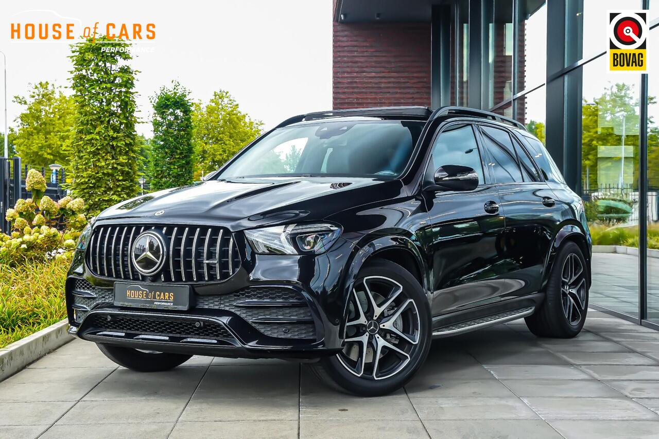 Mercedes-Benz GLE-KLASSE 53 AMG 4MATIC+ Premium Plus |dealer onderhouden|panoramadak|Burmester|memory|head-up display|360 camera|sportuitlaat|Apple Carplay|MBUX infotainment|sfeerverlichting|21" lichtmetalen velgen|