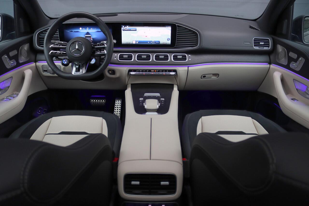 Mercedes-Benz GLE-KLASSE AMG 53 Hybrid Premium 4MATIC+ Aut9 | Luchtvering | Distronic | Memory | Trekhaak | Stoelventilatie | Verwarmd Stuurwiel | HUD | Burmester | Luchtkwaliteitspakket | Keyless Go | Augmented Reality |