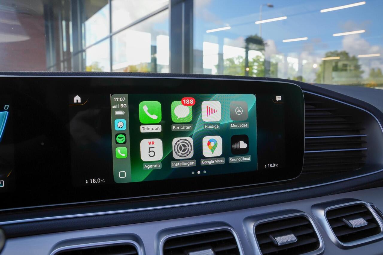 Mercedes-Benz GLE-KLASSE 53 AMG 4MATIC+ Premium Plus |dealer onderhouden|panoramadak|Burmester|memory|head-up display|360 camera|sportuitlaat|Apple Carplay|MBUX infotainment|sfeerverlichting|21" lichtmetalen velgen|