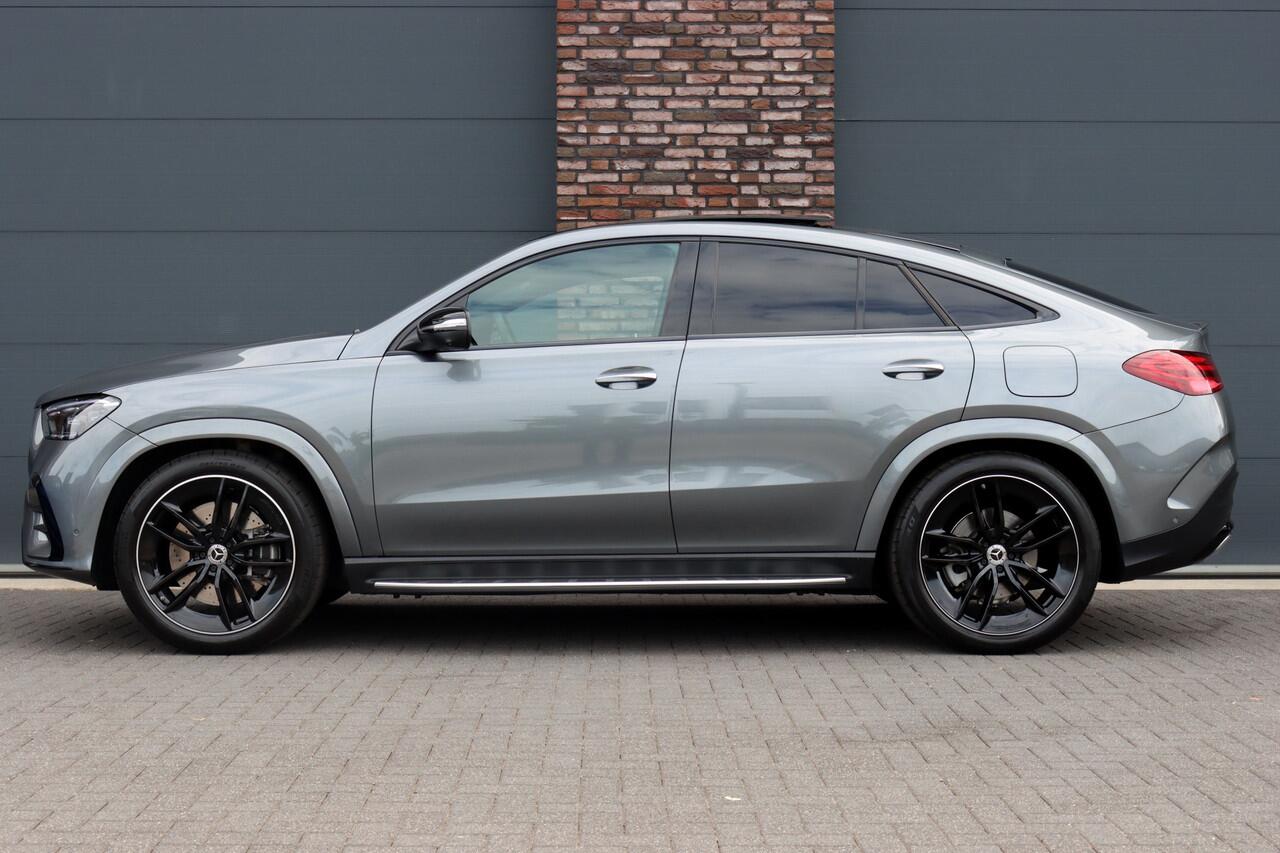 Mercedes-Benz GLE-KLASSE Coupé 350 de 4MATIC AMG Line Premium+ | Facelift | Luchtvering | Distronic | Panoramadak | Trekhaak | Memory | Nappa Leder | Burmester | Stoelventilatie | HUD | Surround Camera |