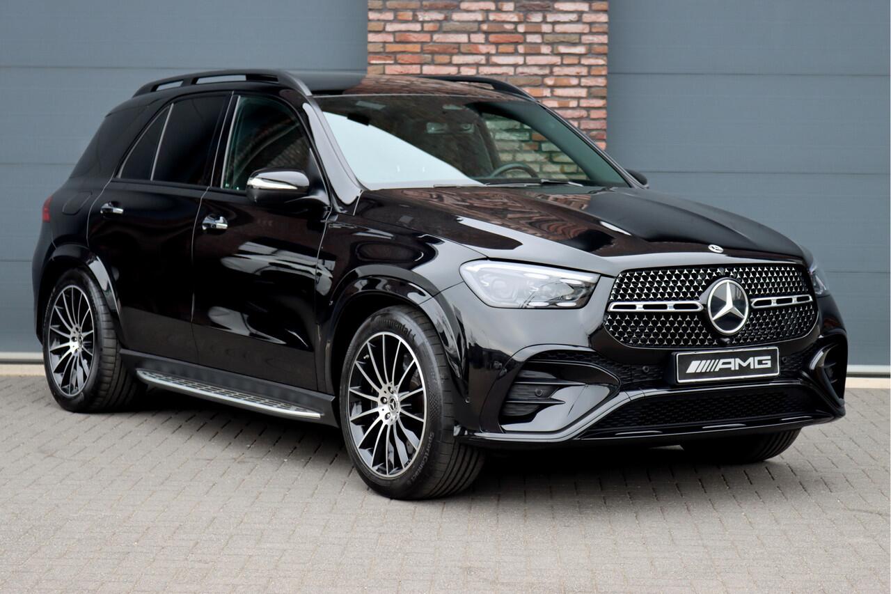 Mercedes-Benz GLE-KLASSE 350 de 4MATIC AMG Line Aut9 | Facelift | Luchtvering | Panoramadak | Trekhaak | Burmester | Verwarmd Stuurwiel | Leder | Mulitbeam LED | Nightpakket | Keyless Go |
