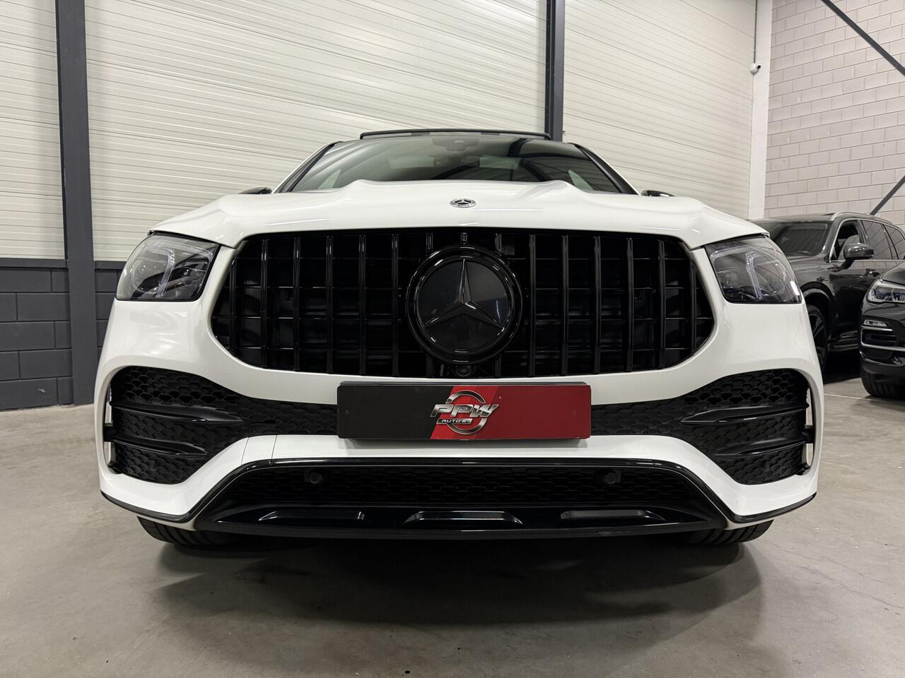 Mercedes-Benz GLE-KLASSE 350 e 4MATIC AMG PANO/BURMESTER/21"BREEDSET/360CAMERA/WIDESCREEN/KEYLESS/PRIVACY/PANAMERICANA-GRILLE/53AMG DIFFUSER+UITLATEN/UNIEKE AUTO DIE IN ABSOLUTE NIEUWSTAAT VERKEERT