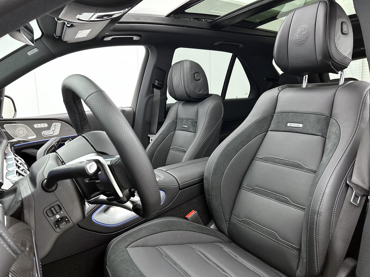 Mercedes-Benz GLE-KLASSE AMG 53 Hybrid 4MATIC+ Night Edition Premium Plus | Trekhaak | Verlichte Treeplanken | Sierelementen AMG carbon | Winter pakket | Remklauwen in rood | Sluitbekrachtiging | Rijassistentiepakket | Stoelventilatie voor | 360° camera | Burmester® 3D sound syst