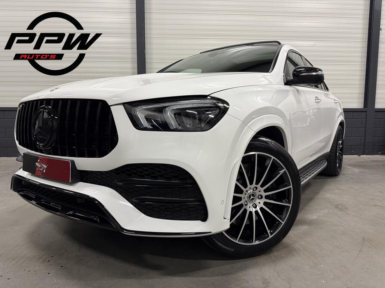 Mercedes-Benz GLE-KLASSE 350 e 4MATIC AMG PANO/BURMESTER/21"BREEDSET/360CAMERA/WIDESCREEN/KEYLESS/PRIVACY/PANAMERICANA-GRILLE/53AMG DIFFUSER+UITLATEN/UNIEKE AUTO DIE IN ABSOLUTE NIEUWSTAAT VERKEERT