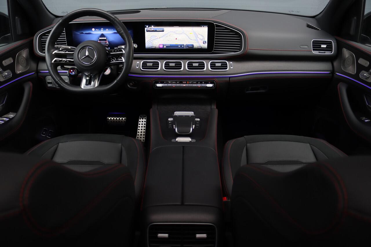 Mercedes-Benz GLE-KLASSE AMG 53 Hybrid 4MATIC+ Premium+ | Luchtvering | Distronic | Memory| Trekhaak | Verwarmd Stuurwiel | Burmester | Panoramadak | Massage | Keyless Go | Luchtreinigingspakket | Soft-Close |