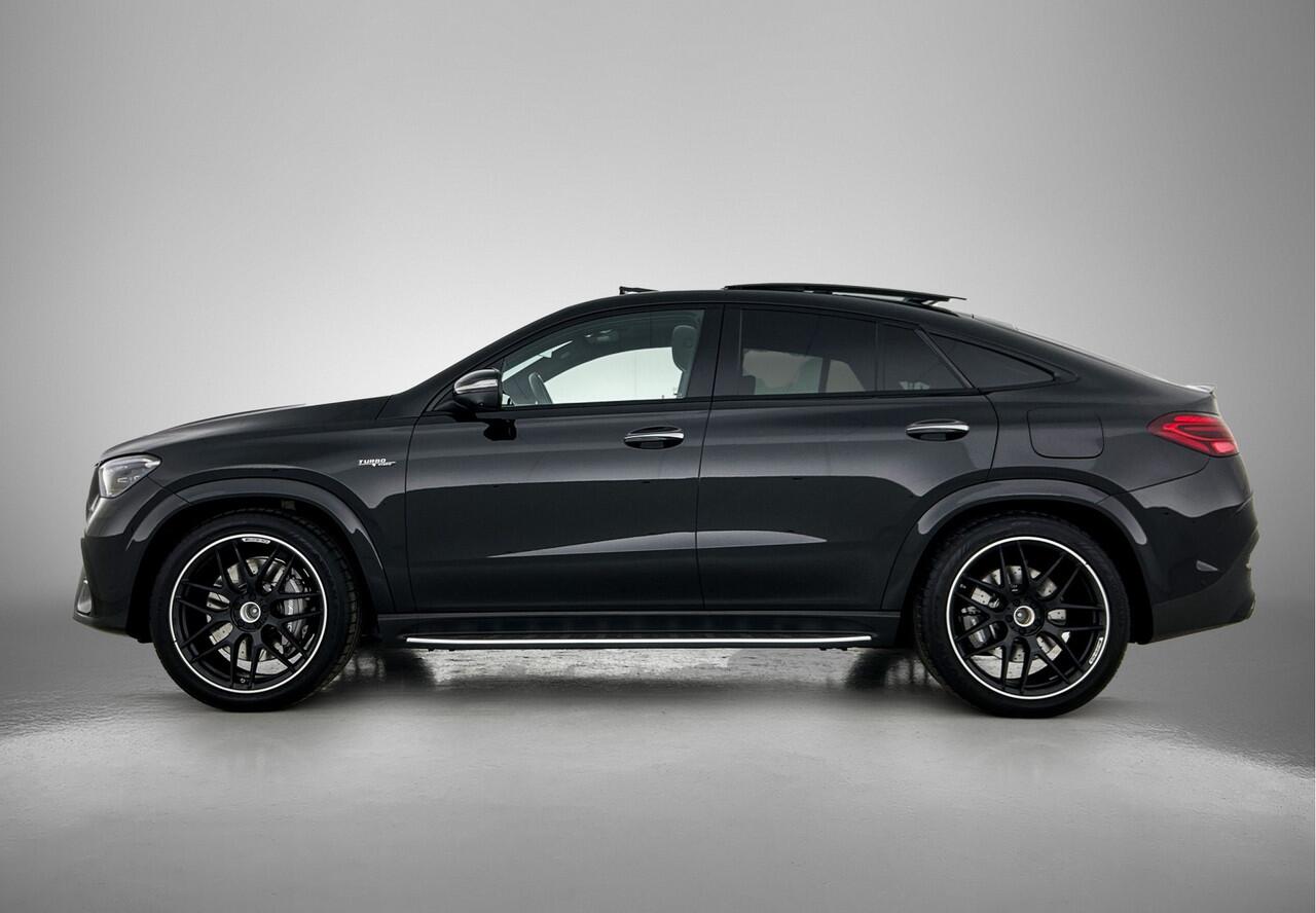 Mercedes-Benz GLE-KLASSE Coupé Mercedes-AMG 53 Hybrid 4MATIC+ Premium Plus Nightpakket | Panoramadak | Trekhaak | Alarm | Airmatic | Distronic | 360° Camera | Memory | Burmester® | Inclusief 24 maanden Mercedes-Benz Certified garantie voor Europa.