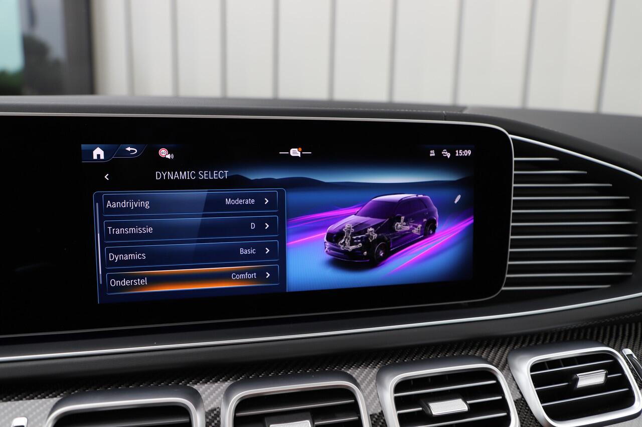 Mercedes-Benz GLE-KLASSE 63 S AMG 4MATIC+ | 612PK | Luchtvering | Massage | Carbon | Head-up | Keyles-go | Sfeerverlichting | Burmester | Stuurwielverw. | Multibeam | Air-balance | 2024.