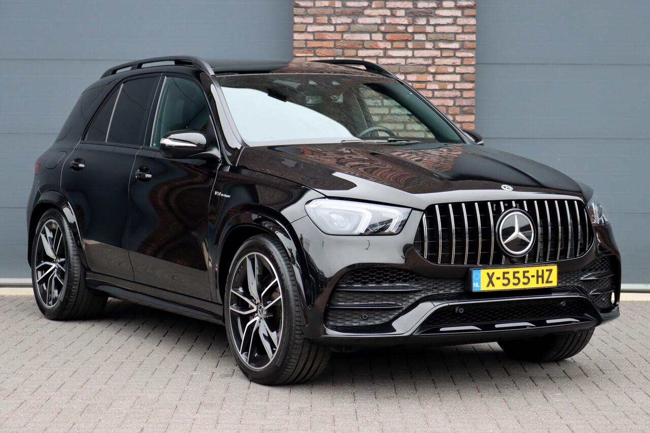 Mercedes-Benz GLE-KLASSE 580 V8 4MATIC AMG Line Aut9 | Luchtvering | Panoramadak | Surround Camera | Distronic+ | HUD | Night-pakket | Memory | Trekhaak | Nappa Leder |