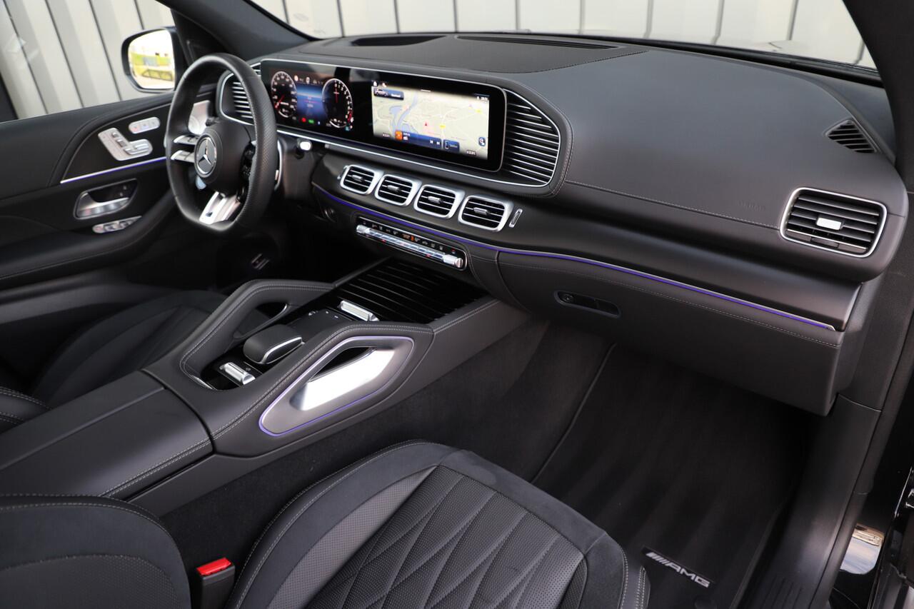 Mercedes-Benz GLE-KLASSE AMG 53 Hybrid 4MATIC+ | 544PK | Luchtvering | Head-up | Keyles-go | Sfeerverlichting | Burmester | Multibeam | Stoelkoeling | Air-balance | 2024.