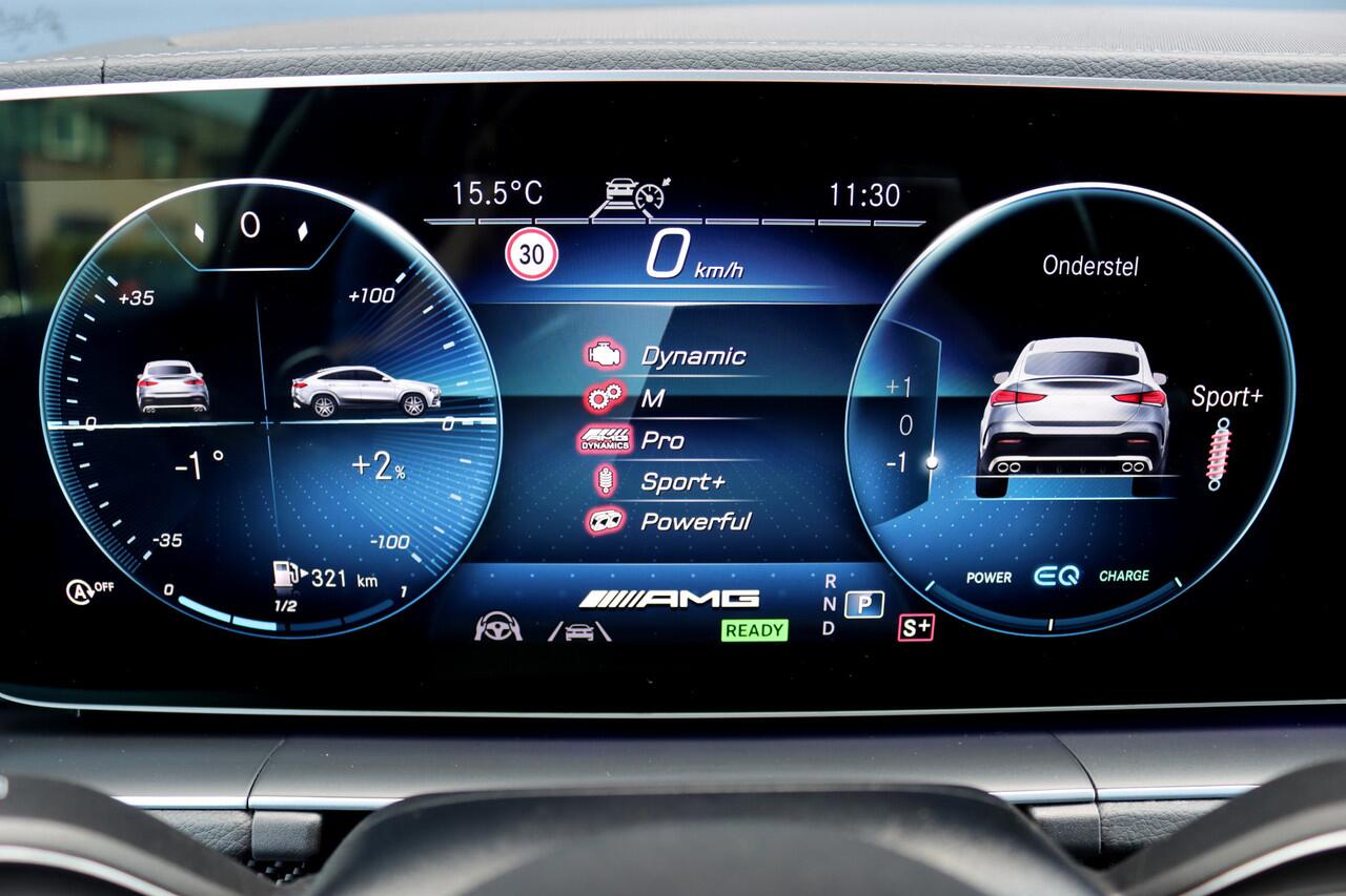 Mercedes-Benz GLE-KLASSE Coupé AMG 53 4MATIC+ Premium+ | Airmatic | Distronic+ | Burmester | Massage | Memory | Stoelventilatie | Trekhaak | Keyless Go | Schakelbare Uitlaat | Nappa Leder |