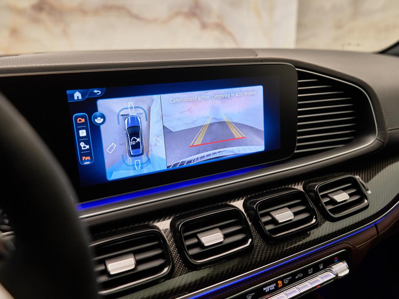 Mercedes-Benz GLE-KLASSE AMG 53 Hybrid 4Matic+, pano, 22", luchtv., Burmester, HUD, ACC, memory, 360 camera, keyless, privacy