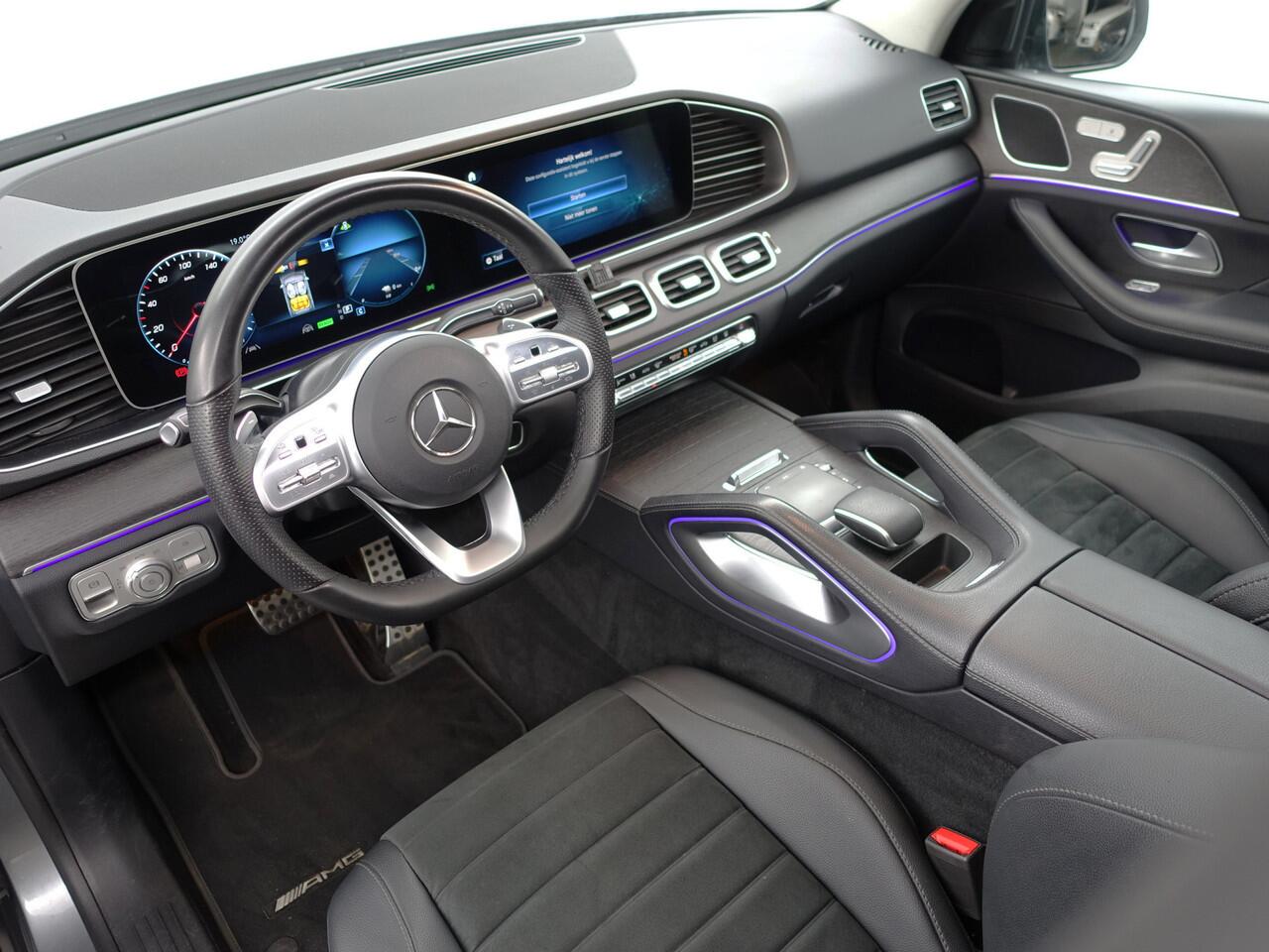 Mercedes-Benz GLE-KLASSE 350 de 4MATIC AMG Premium Plus Aut- Panoramadak, Camera, Sfeerverlichting, Standkachel, Park Pilot, Elektrisch verstelbaar interieur