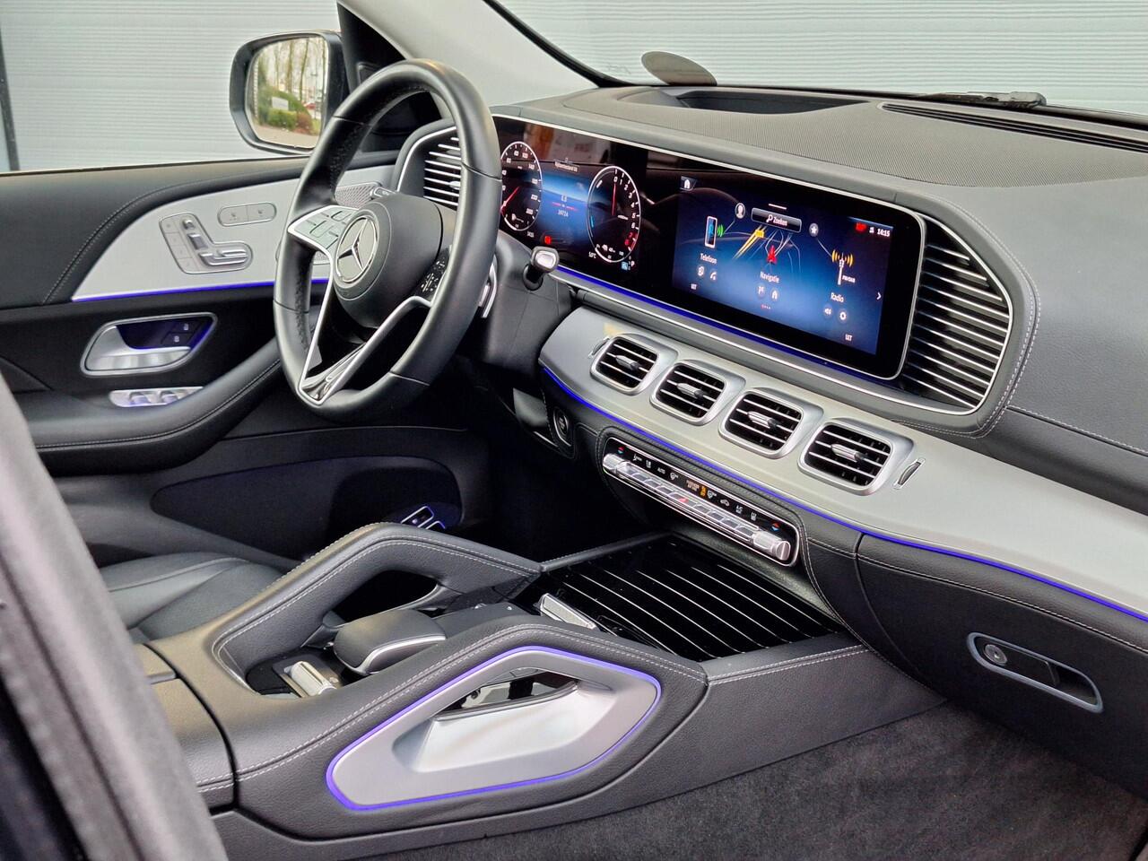 Mercedes-Benz GLE-KLASSE 400 e 4MATIC AMG Line Premium Plus | Panoramadak | Trekhaak | Head-Up Display | AIRMATIC Luchtvering | Burmester | Rijassistentiepakket | 360° camera | Memory pakket | Sfeerverlichting | Multibeam LED | Keyless-GO | Elektrische achterklep