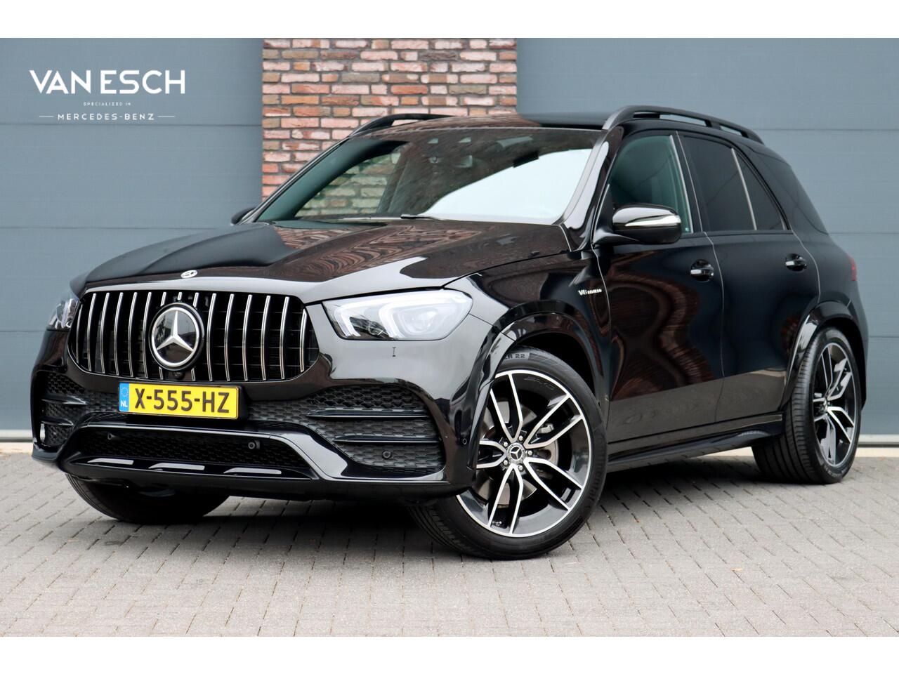Mercedes-Benz GLE-KLASSE 580 V8 4MATIC AMG Line Aut9 | Luchtvering | Panoramadak | Surround Camera | Distronic+ | HUD | Night-pakket | Memory | Trekhaak | Nappa Leder |