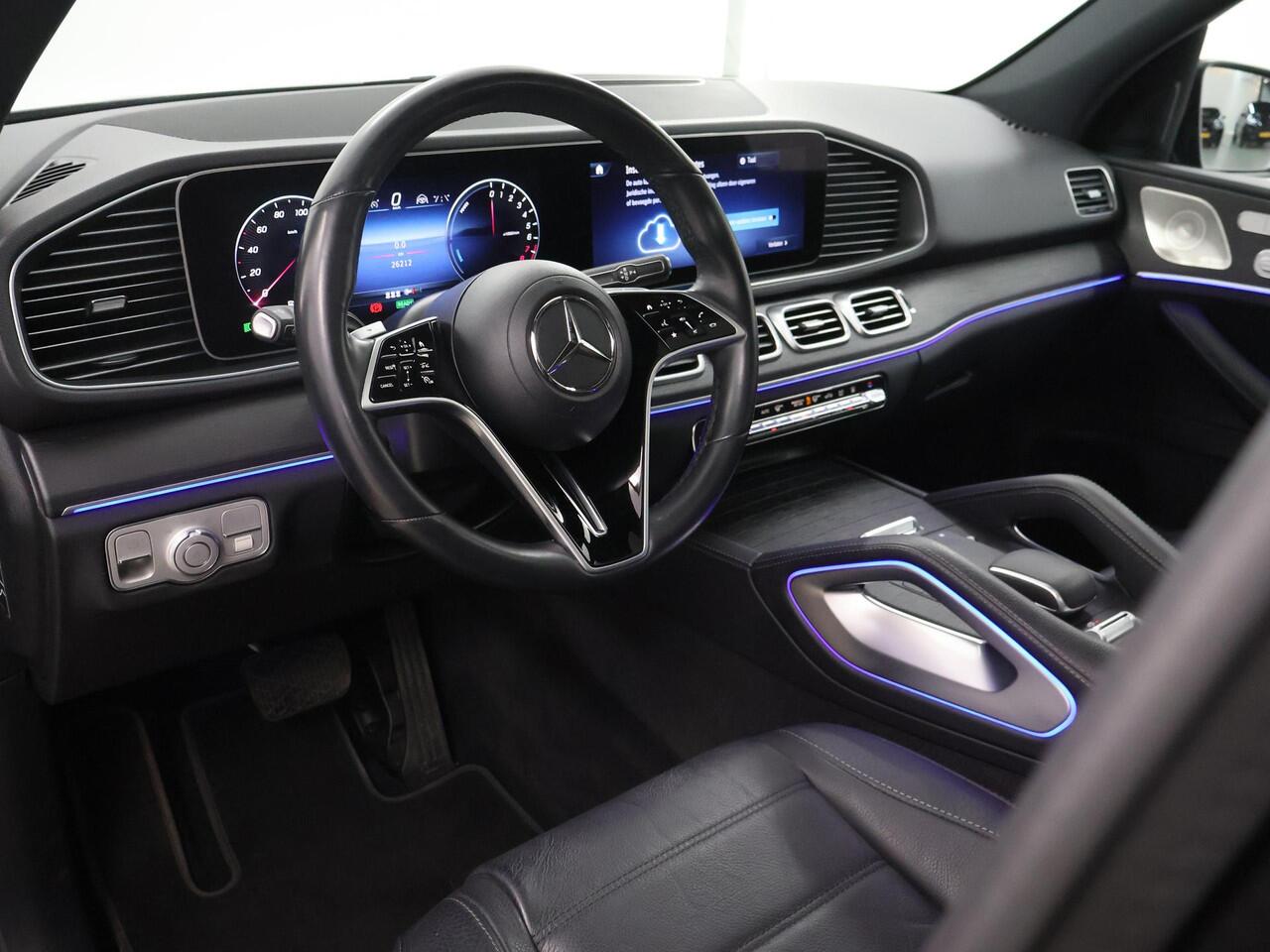 Mercedes-Benz GLE-KLASSE 400 e 4MATIC AMG Line Premium Plus | Night | Panoramadak | Luchtvering | Trekhaak | Burmester | Memory | 360 graden camera | Keyless | Rijassistentiepakket Plus | Leder |