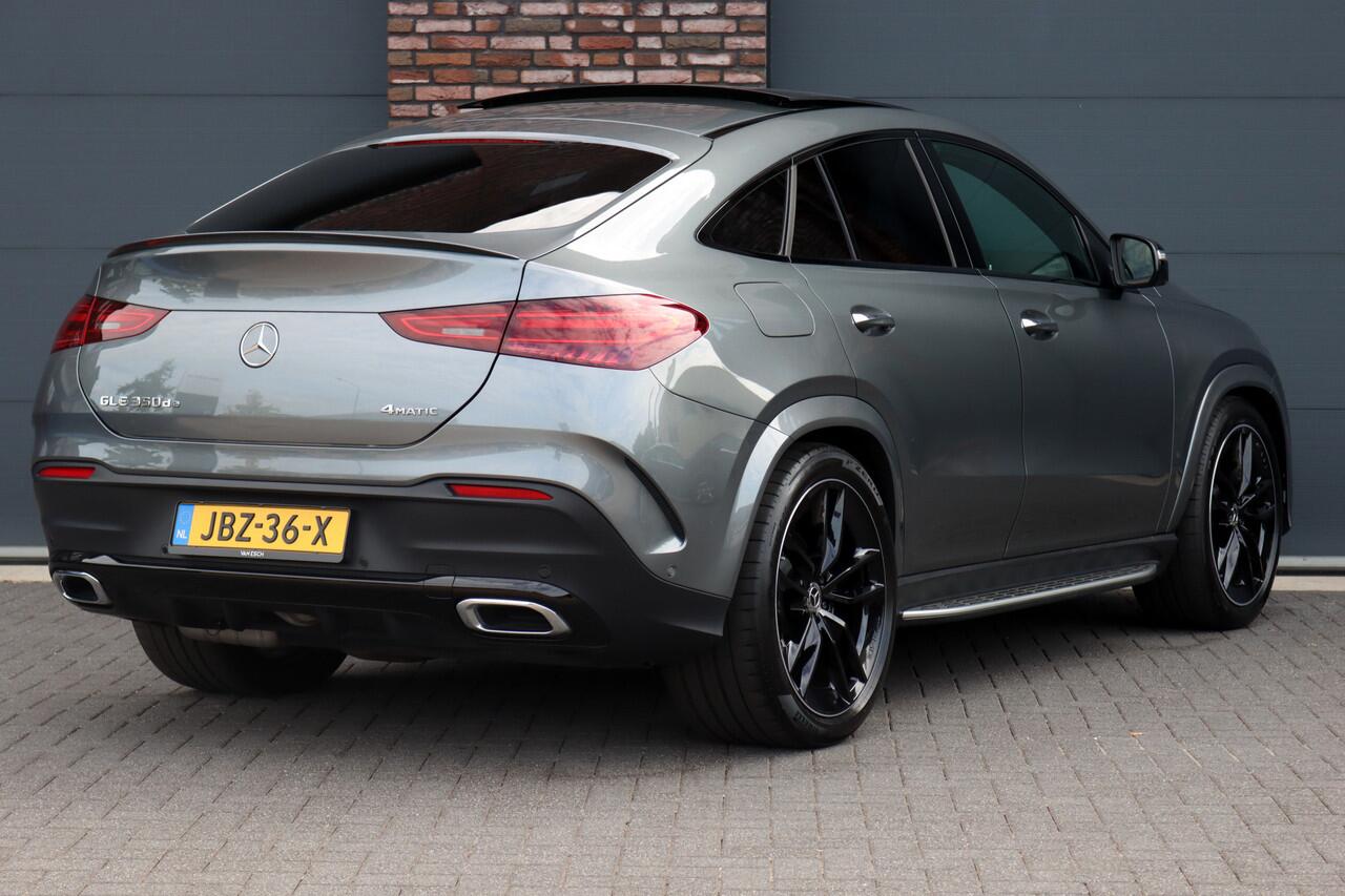 Mercedes-Benz GLE-KLASSE Coupé 350 de 4MATIC AMG Line Premium+ | Facelift | Luchtvering | Distronic | Panoramadak | Trekhaak | Memory | Nappa Leder | Burmester | Stoelventilatie | HUD | Surround Camera |