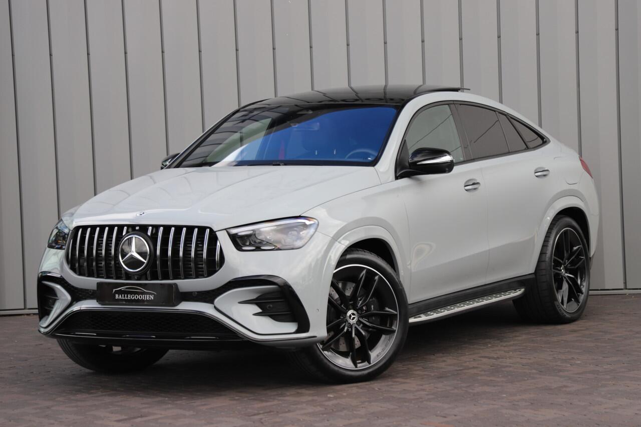 Mercedes-Benz GLE-KLASSE Coupé 400e AMG 4-Matic | 381PK | Luchtvering | Head-up | Carbon | Burmester | Distronic | Pano | Stoelkoeling | Stuurwielverw. | Air-balance | 2024.